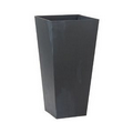 Garden Accents: 6 Black Square Ella Planter